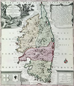 Mapa de Córcega